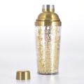 2021 Newest Custom 450ml Glitter Plastic Cocktail Shaker Hand Drink Mixer Boba Tea Shaker Cup For Home /Bar